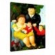 Quadro Botero Art. 14 cm 70x100 La Famiglia Trasporto Gratis intelaiato pronto da appendere Stampa su tela Canvas