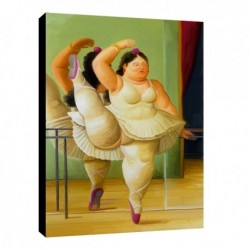 Bild Botero Art. 23 cm 35x50 Kostenloser Transport Druck auf Leinwand das gemalde ist fertig zum aufhangen