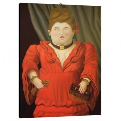 Bild Botero Art. 71 cm 35x50 Kostenloser Transport Druck auf Leinwand das gemalde ist fertig zum aufhangen