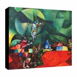 Quadro Chagall Art. 13 cm 35x50 Trasporto Gratis intelaiato pronto da appendere Stampa su tela Canvas