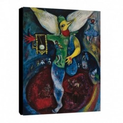 Quadro Chagall Art. 16 cm 35x50 Trasporto Gratis intelaiato pronto da appendere Stampa su tela Canvas