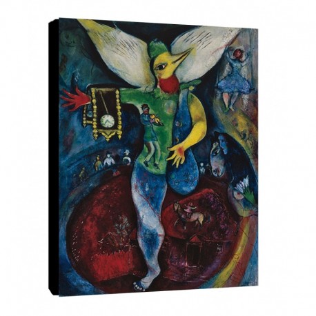 Quadro Chagall Art. 16 cm 70x100 Trasporto Gratis intelaiato pronto da appendere Stampa su tela Canvas
