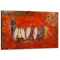 Quadro Chagall Art. 29 cm 50x70 Trasporto Gratis intelaiato pronto da appendere Stampa su tela Canvas