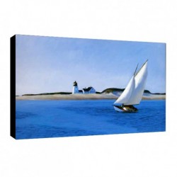 Quadro Hopper Art. 03 cm 50x70 Trasporto Gratis intelaiato pronto da appendere Stampa su tela Canvas