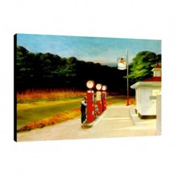 Quadro Hopper Art. 04 cm 35x50 Trasporto Gratis intelaiato pronto da appendere Stampa su tela Canvas