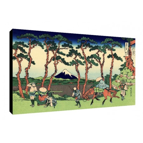 Quadro Hokusai Art. 13 cm 35x50 Trasporto Gratis intelaiato pronto da appendere Stampa su tela Canvas