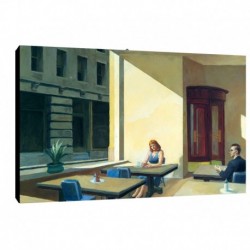 Quadro Hopper Art. 14 cm 35x50 Trasporto Gratis intelaiato pronto da appendere Stampa su tela Canvas
