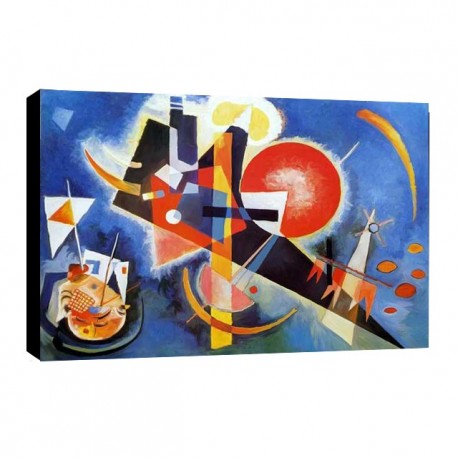 Quadro Kandinsky Art. 05 cm 70x100 Trasporto Gratis intelaiato pronto da appendere Stampa su tela Canvas