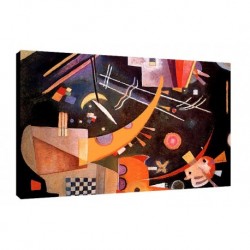 Quadro Kandinsky Art. 09 cm 35x50 Trasporto Gratis intelaiato pronto da appendere Stampa su tela Canvas