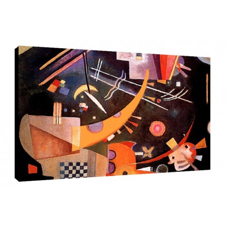 Bild Kandinsky Art. 09 cm 50x70 Kostenloser Transport Druck auf Leinwand das gemalde ist fertig zum aufhangen