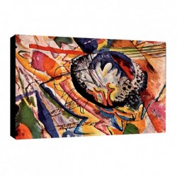 Quadro Kandinsky Art. 14 cm 35x50 Trasporto Gratis intelaiato pronto da appendere Stampa su tela Canvas