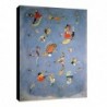 Quadro Kandinsky Art. 18 cm 50x70 Trasporto Gratis intelaiato pronto da appendere Stampa su tela Canvas