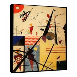 Quadro Kandinsky Art. 20 cm 35x50 Trasporto Gratis intelaiato pronto da appendere Stampa su tela Canvas