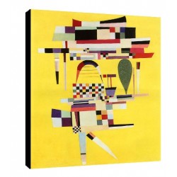 Quadro Kandinsky Art. 23 cm 35x50 Trasporto Gratis intelaiato pronto da appendere Stampa su tela Canvas