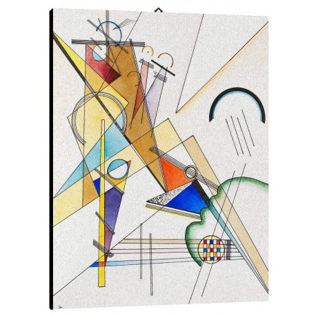 Quadro Kandinsky Art. 36 cm 35x50 Trasporto Gratis intelaiato pronto da appendere Stampa su tela Canvas