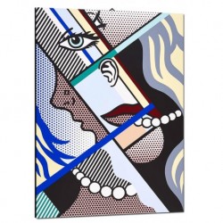 Quadro Lichtenstein Art. 05 cm 35x50 Trasporto Gratis intelaiato pronto da appendere Stampa su tela Canvas