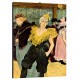 Quadro Lautrec Art. 03 cm 35x50 Trasporto Gratis intelaiato pronto da appendere Stampa su tela Canvas