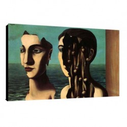 Quadro Magritte Art. 11 cm 35x50 Trasporto Gratis intelaiato pronto da appendere Stampa su tela Canvas