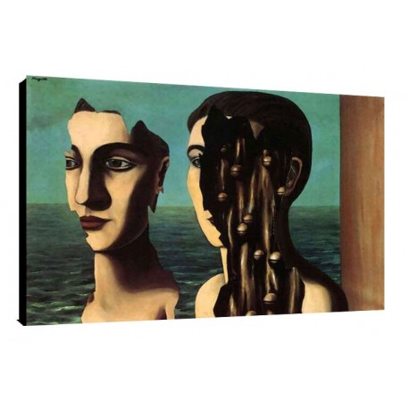 Bild Magritte Art. 11 cm 35x50 Kostenloser Transport Druck auf Leinwand das gemalde ist fertig zum aufhangen