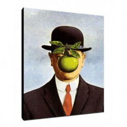 Quadro Magritte Art. 13 cm 35x50 Trasporto Gratis intelaiato pronto da appendere Stampa su tela Canvas