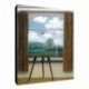 Quadro Magritte Art. 16 cm 35x50 Trasporto Gratis intelaiato pronto da appendere Stampa su tela Canvas