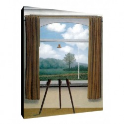 Quadro Magritte Art. 16 cm 70x100 Trasporto Gratis intelaiato pronto da appendere Stampa su tela Canvas