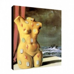 Quadro Magritte Art. 18 cm 35x50 Trasporto Gratis intelaiato pronto da appendere Stampa su tela Canvas