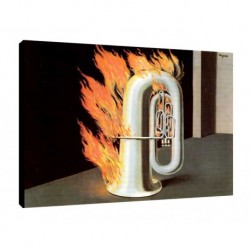 Bild Magritte Art. 19 cm 35x50 Kostenloser Transport Druck auf Leinwand das gemalde ist fertig zum aufhangen