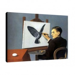 Quadro Magritte Art. 28 cm 50x70 Trasporto Gratis intelaiato pronto da appendere Stampa su tela Canvas