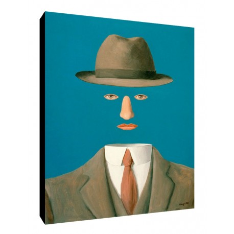 Quadro Magritte Art. 35 cm 35x50 Trasporto Gratis intelaiato pronto da appendere Stampa su tela Canvas