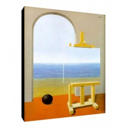 Bild Magritte Art. 40 cm 70x100 Kostenloser Transport Druck auf Leinwand das gemalde ist fertig zum aufhangen