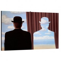 Quadro Magritte Art. 44 cm 35x50 Trasporto Gratis intelaiato pronto da appendere Stampa su tela Canvas