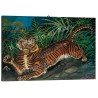 Quadro Ligabue Art. 17 cm 35x50 Tigre Trasporto Gratis intelaiato pronto da appendere Stampa su tela Canvas