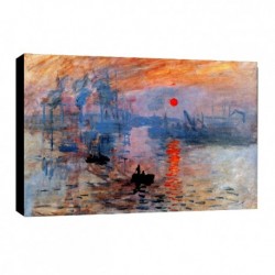 Quadro Monet Art. 01 cm 70x100 Trasporto Gratis intelaiato pronto da appendere Stampa su tela Canvas