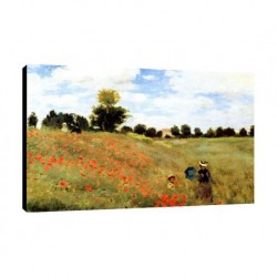 Quadro Monet Art. 05 cm 35x50 Trasporto Gratis intelaiato pronto da appendere Stampa su tela Canvas