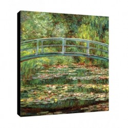 Quadro Monet Art. 06 cm 50x70 Trasporto Gratis intelaiato pronto da appendere Stampa su tela Canvas