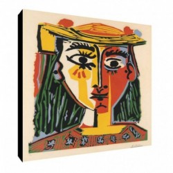 Quadro Picasso Art. 07 cm 35x50 Trasporto Gratis intelaiato pronto da appendere Stampa su tela Canvas