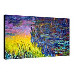 Quadro Monet Art. 18 cm 35x50 Trasporto Gratis intelaiato pronto da appendere Stampa su tela Canvas