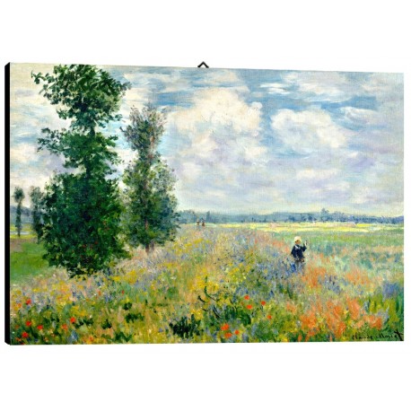 Quadro Monet Art. 22 cm 50x70 Trasporto Gratis intelaiato pronto da appendere Stampa su tela Canvas