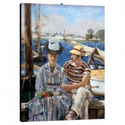 Quadro Monet Art. 23 cm 35x50 Trasporto Gratis intelaiato pronto da appendere Stampa su tela Canvas