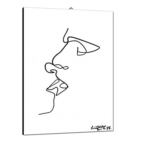 Quadro Picasso Art. 21 cm 35x50 Trasporto Gratis intelaiato pronto da appendere Stampa su tela Canvas