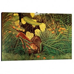Quadro Rousseau Art. 10 cm 35x50 Trasporto Gratis intelaiato pronto da appendere Stampa su tela Canvas