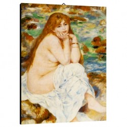Quadro Renoir Art. 07 cm 50x70 Trasporto Gratis intelaiato pronto da appendere Stampa su tela Canvas
