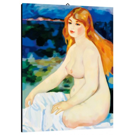 Quadro Renoir Art. 26 cm 35x50 Trasporto Gratis intelaiato pronto da appendere Stampa su tela Canvas
