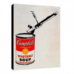 Quadro Warhol Art. 01 cm 35x50 Trasporto Gratis intelaiato pronto da appendere Stampa su tela Canvas