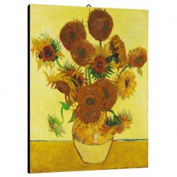 Quadro Van Gogh Art. 10 cm 50x70 Trasporto Gratis intelaiato pronto da appendere  tela Canvas