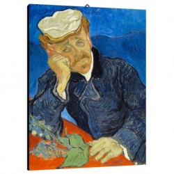 Quadro Van Gogh Art. 24 cm 35x50 Trasporto Gratis intelaiato pronto da appendere Stampa su tela Canvas