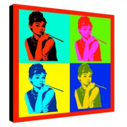 Quadro Warhol Art. 35 cm 50x70 Trasporto Gratis intelaiato pronto da appendere Stampa su tela Canvas