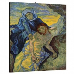 Quadro Van Gogh Art. 54 cm 50x70 Trasporto Gratis intelaiato pronto da appendere Stampa su tela Canvas
