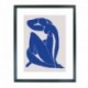 Quadro Matisse cod. 07  cm. 40x50 pronto da appendere con passepartout  comprensivo di cornice, gancio e plexiglass